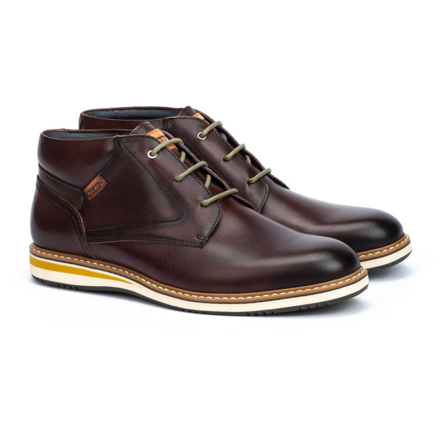 Men's Pikolinos AVILA Ankle Boots Brown | NZ G0571A3